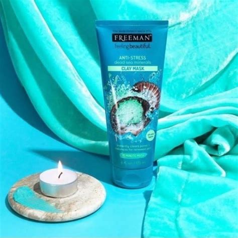 Freeman Anti Stress Dead Sea Minerals Facial Clay Mask 175ml Bd Amajan Shop