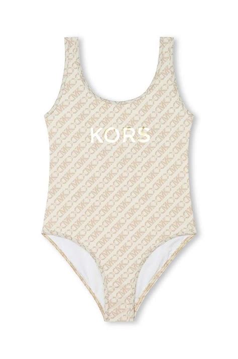 Детский слитный купальник Michael Kors цвет бежевый | ANSWEAR.ua