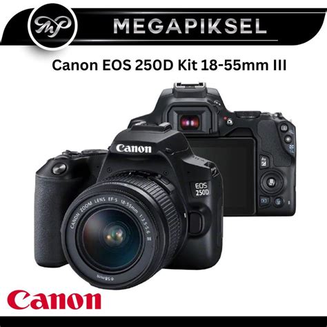 Jual Canon EOS 250D Kit 18-55mm III | Shopee Indonesia