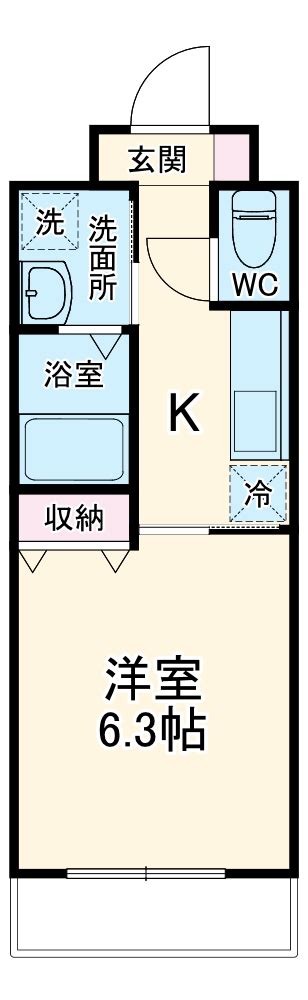 Peace 202号室大和駅2階1kの賃貸物件賃貸マンション【ハウスコム】