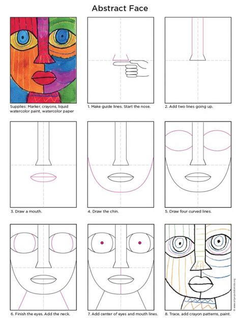 How To Draw Abstract Faces