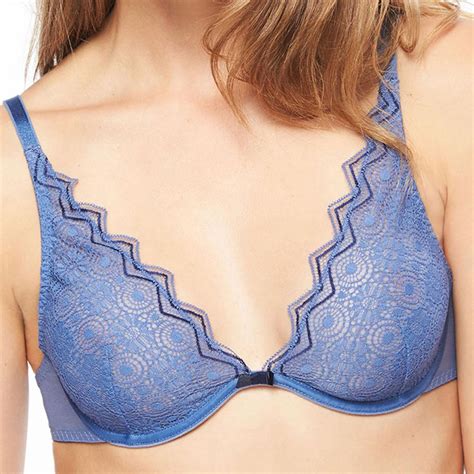 Soutien Gorge Armatures Plongeant Bleu Passionata Suisses