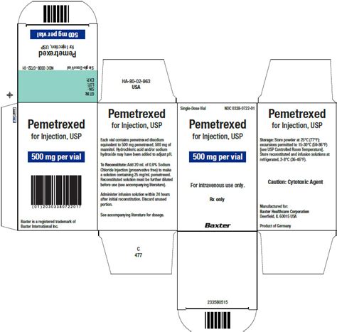 Pemetrexed Injection Package Insert