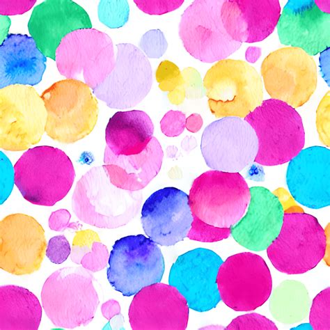 Birthday Sprinkles Confetti Pattern Watercolor Illustration · Creative Fabrica