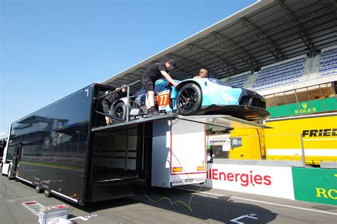 Hours Of Le Mans Teams Are Setting Up In The Paddocks