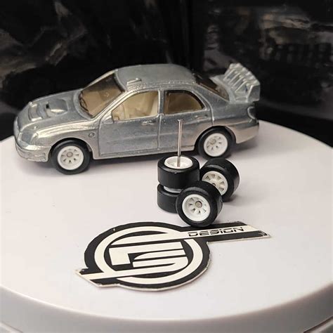 R051 Hot Wheels 1 64 Rubber Wheels Watanabe JDM Tayar Getah 10mm Long