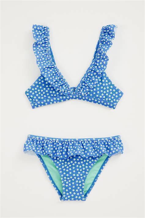 M Dchen Bikini Mit Muster Wefashion