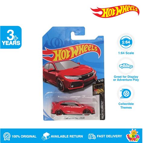 Merah Hot Wheels Regular Honda Civic Type R Red Shopee Philippines