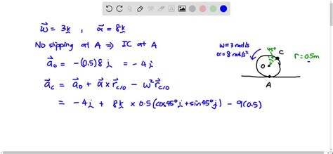 Solved The Disk Has An Angular Acceleration Rad S And Angular