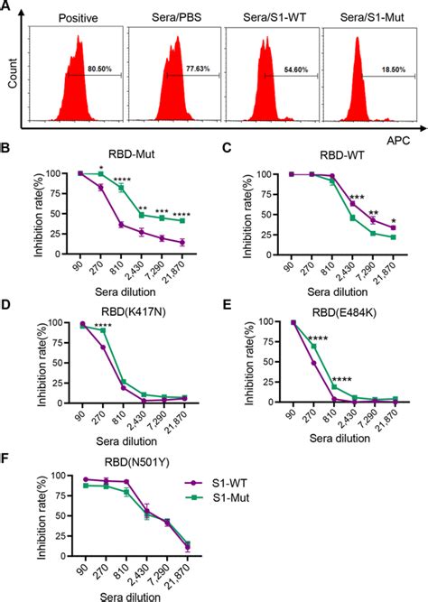 Sera From Immunized Mice With S1WT Or S1Mut Proteins Blocked RBD