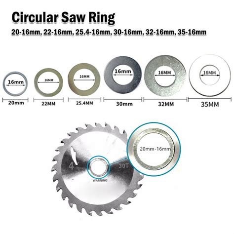 Pcs Saw Blade Reducer Ring Adapter Washer Circular Saw Blade