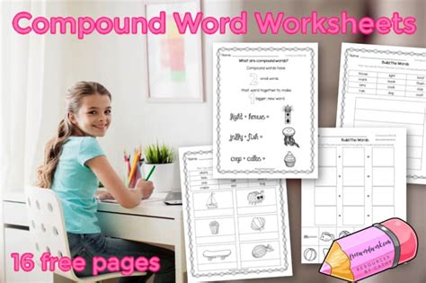 Compound Word Worksheets Free Word Work