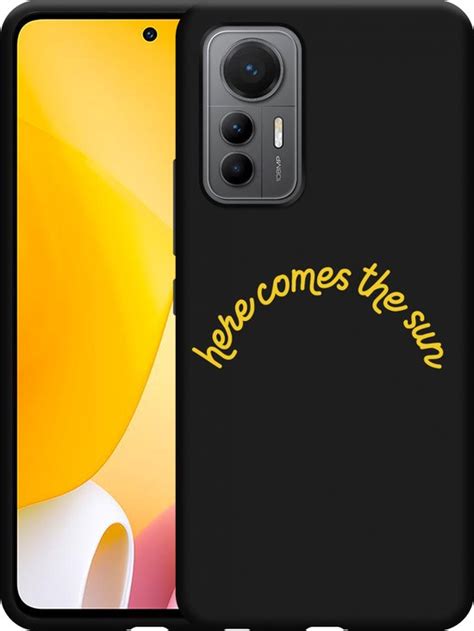 Xiaomi Lite Hoesje Zwart Here Comes The Sun Designed By Cazy Bol