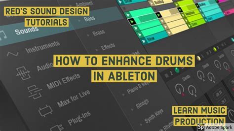 How To Enhance Drums In Ableton Punchy Drums Ableton Tutorial Music Production Youtube