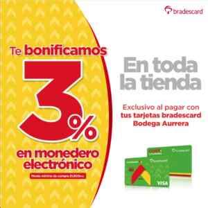 Promoción tarjeta Bodega Aurrerá Bradescard Recibe 3 de bonificación