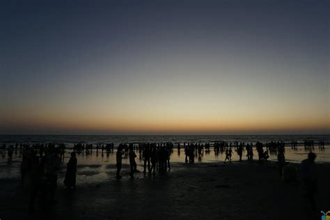 Silhouette of People at the Beach · Free Stock Photo