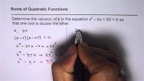 How To Find A Quadratic Equation With One Root Given Tessshebaylo