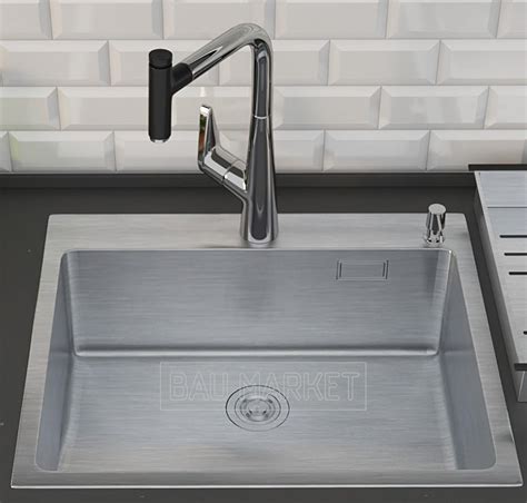 Кухонная мойка Roxen Simple 50 сатин с коландером и дозатором 560220-55 ...