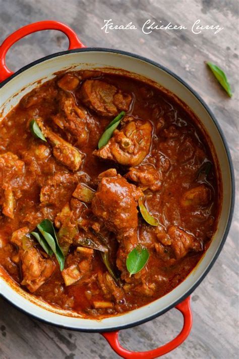 Nadan Chicken Curry Kerala Chicken Curry Kurryleaves Recipe