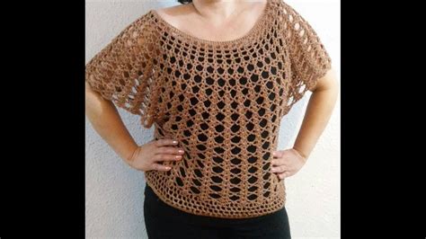 Venta Blusa Manga Murci Lago A Crochet En Stock