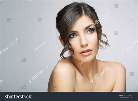 Beautiful Woman Portrait Nude Shoulders Female Stock Photo Shutterstock