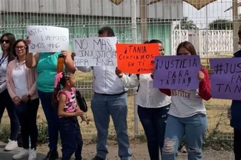 Tania N Familiares Se Manifiestan En Centro De Justicia Y Exigen