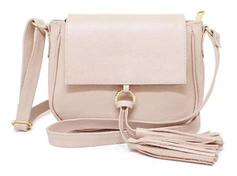 Bolsa Carteiro De Couro Alice Nude Mercadolivre