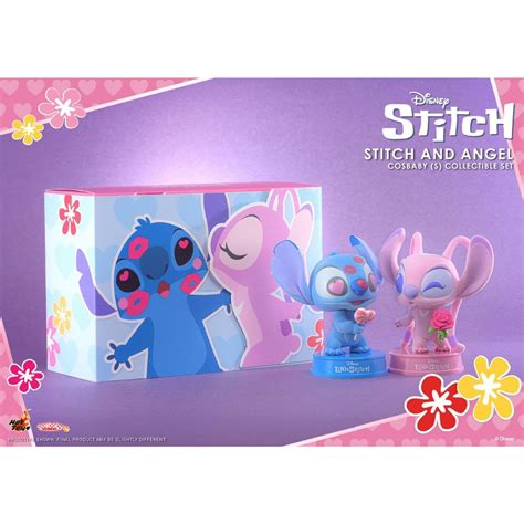 Hot Toys Cosbaby Cosb Stitch And Angel Cosbaby S Set Shopee