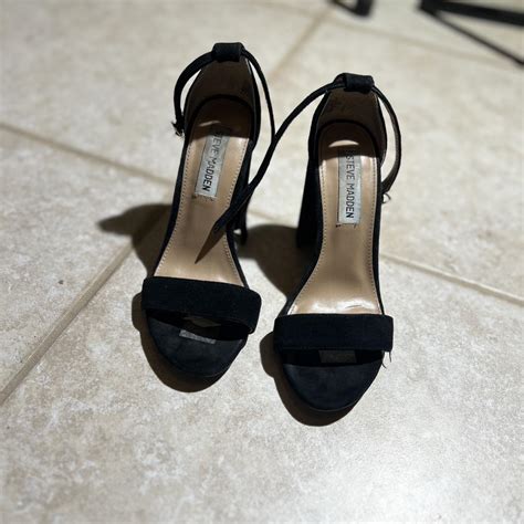 Black Steve Madden heels - Depop