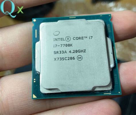 7th Gen Intel Core I7 7700K LGA 1151 CPU 4 5 GHz Quad Cores Processor