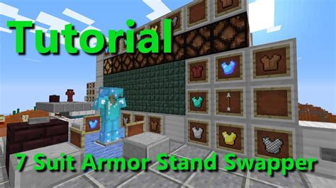 [tutorial] Minecraft 7 Suit Armor Stand Swapper Youtube