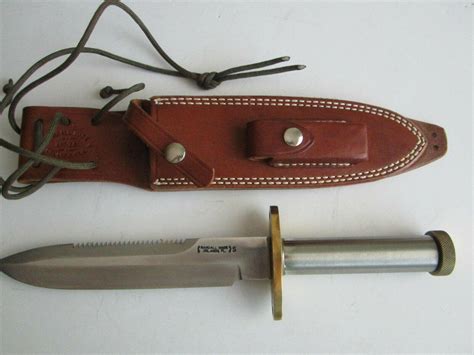 Vintage Randall Made Model 18 Survival Knife W Original Sheath