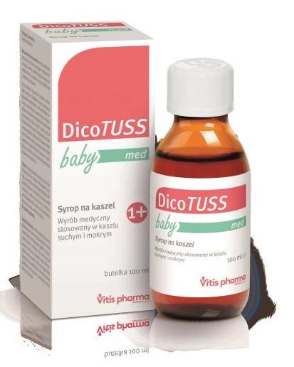 DicoTUSS Baby Med Syrop Kaszel Suchy I Mokry 100ml 14375292290 Allegro Pl