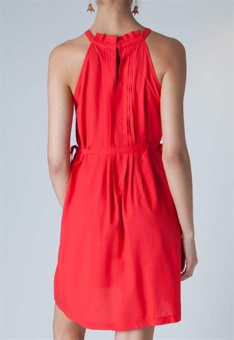 Vestido Evas Pregas Vermelho Compre Agora Dafiti Brasil