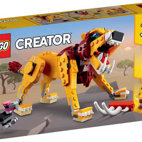 LEGO CREATOR Divoký lev 31112 STAVEBNICE - Dětská hračka | Hračky ŇUFF.cz