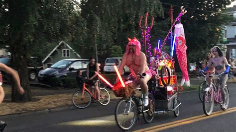 Photos 2018 Portland World Naked Bike Ride Warning Nudity Kgw