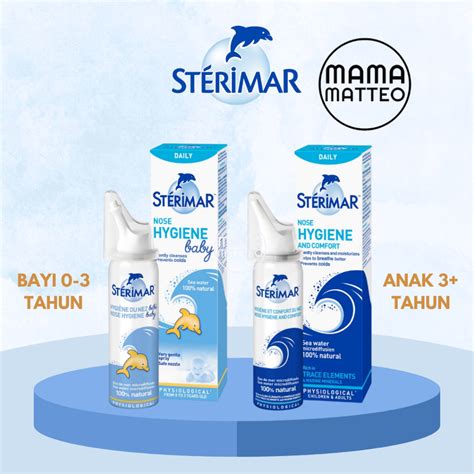 Jual STERIMAR Nose Hygiene Baby And Comfort 50ml Saline Water Air