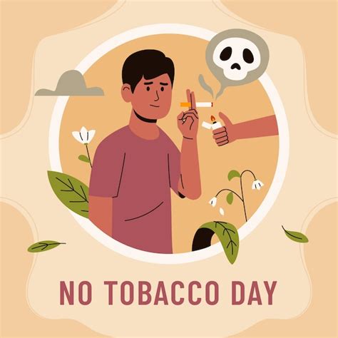 Ilustra O Plana Para Conscientiza O Do Dia Sem Tabaco Vetor Premium