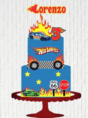 Arquivo De Corte Topo De Bolo Carros Hot Wheels Elo