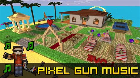 Sandbox Theme Quiet Island Winter Party Pixel Gun 3d Soundtrack Youtube