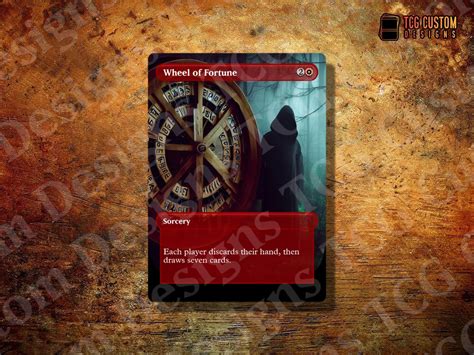 Wheel Of Fortune Mtg Compatible Proxy Full Art Custom Card Etsy