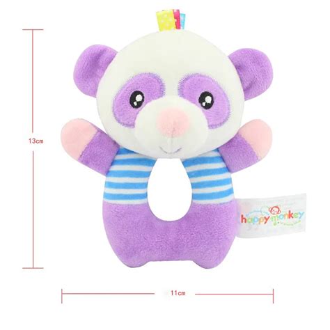 Плюшевые игрушки кунг-фу Панда Мягкая Очаровательная погремушка в виде ...