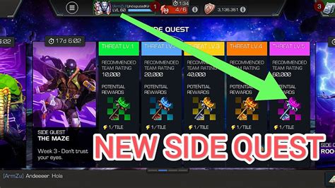 Week 3 Side Quest The Maze Mutant Path Marvel Contest Of Champion Mcoc Youtube