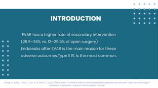 role  embolization  evar