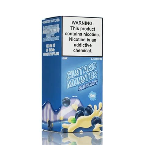 Custard Monster Blueberry Custard 100ml E Juices