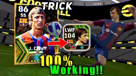 Trick To Get Rated Epic J Cruyff In Efootball Epic Spanish