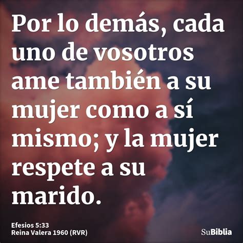 Efesios 5:33 - Biblia