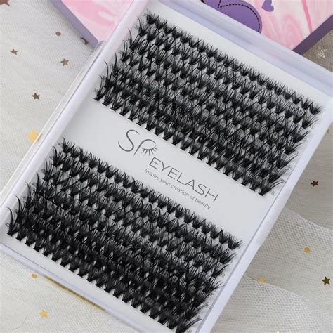 Sp Eyelash Cluster Lashes 240pcs 30d 40d 50d C D Curl Long Individual Lashes Mixed Tray Diy Lash