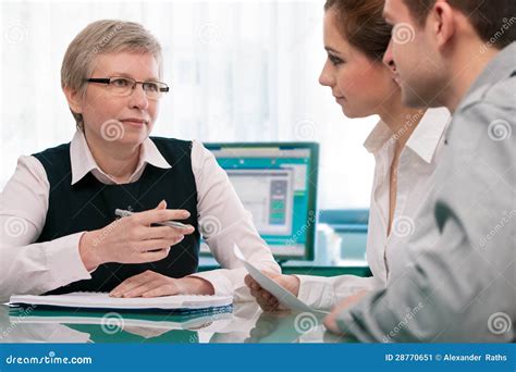 Financial Planning Consultation Stock Image Image Of Mortgage