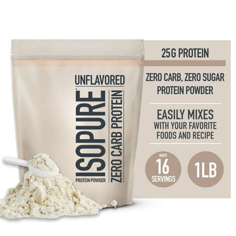 Isopure Zero Carb 100 Whey Protein Isolate 25g Protein Powder